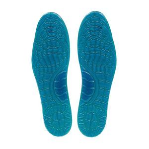 Men's Massaging Gel Arch Supporting Shoe Insoles (Size 8-12), 2 Pairs